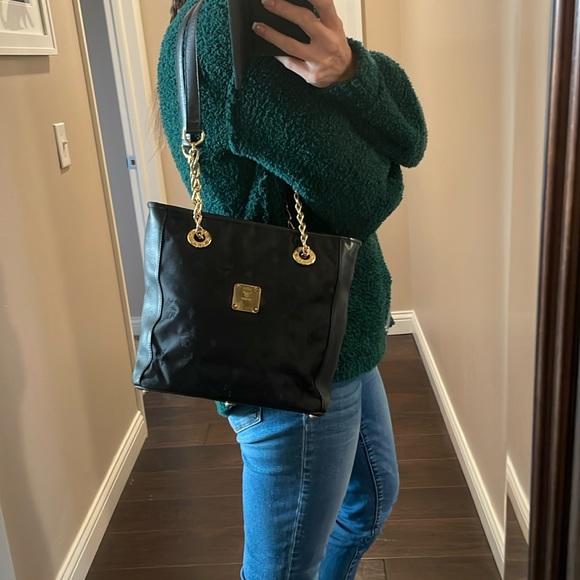 MCM Handbags - Elegant Black Tote Bag
